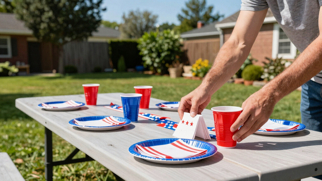 patriotic outdoor party supplies