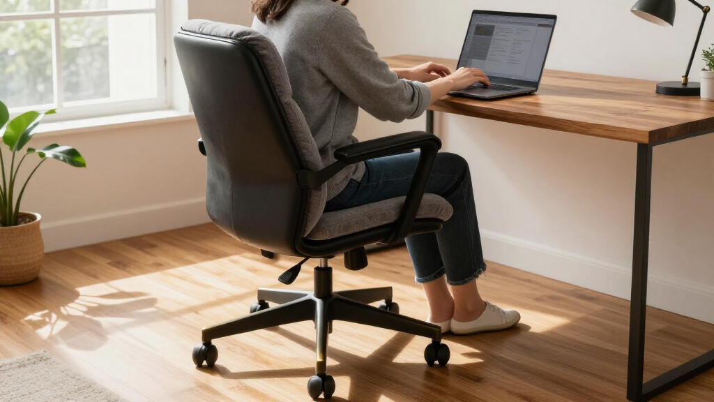 home office chair for hardwood floors premium