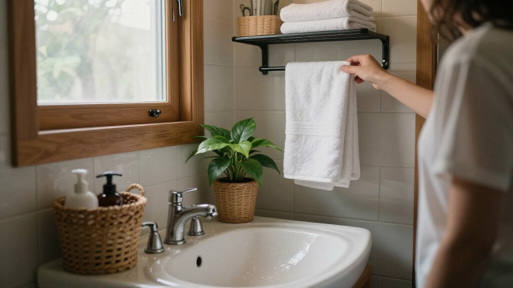 best space-saving bathroom storage