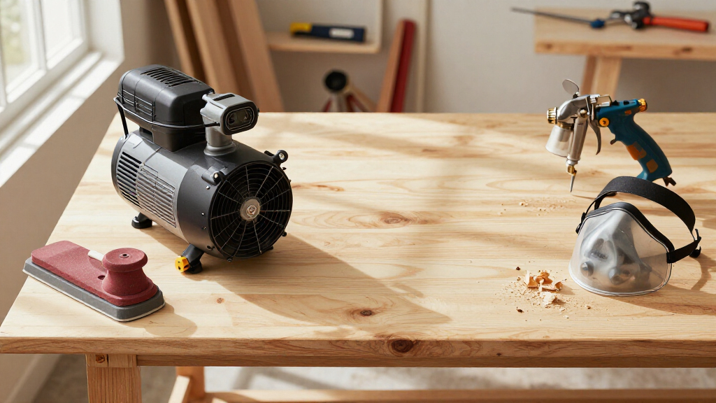 high cfm air compressor for sanding and spraying