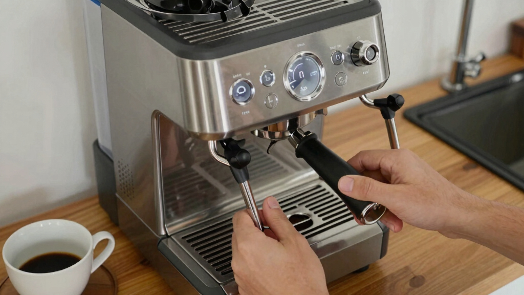 best compact dual boiler espresso machine with flow control