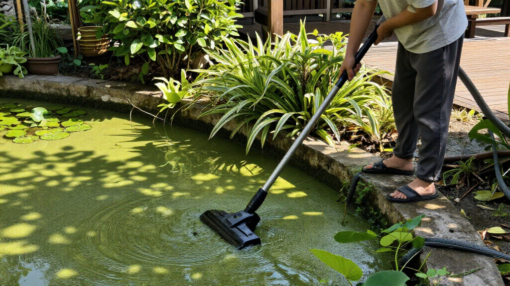 best pond vacuum for sludge cleanup