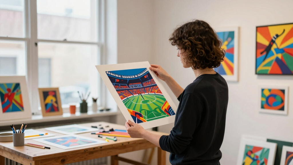 sports-themed art prints