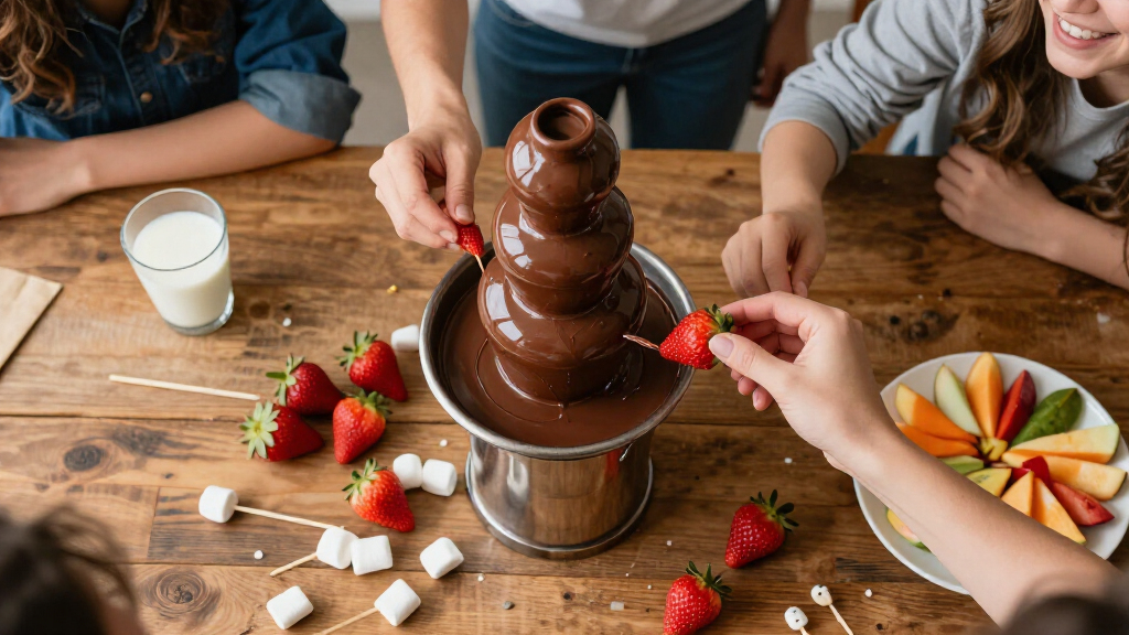 chocolate fountain for parties