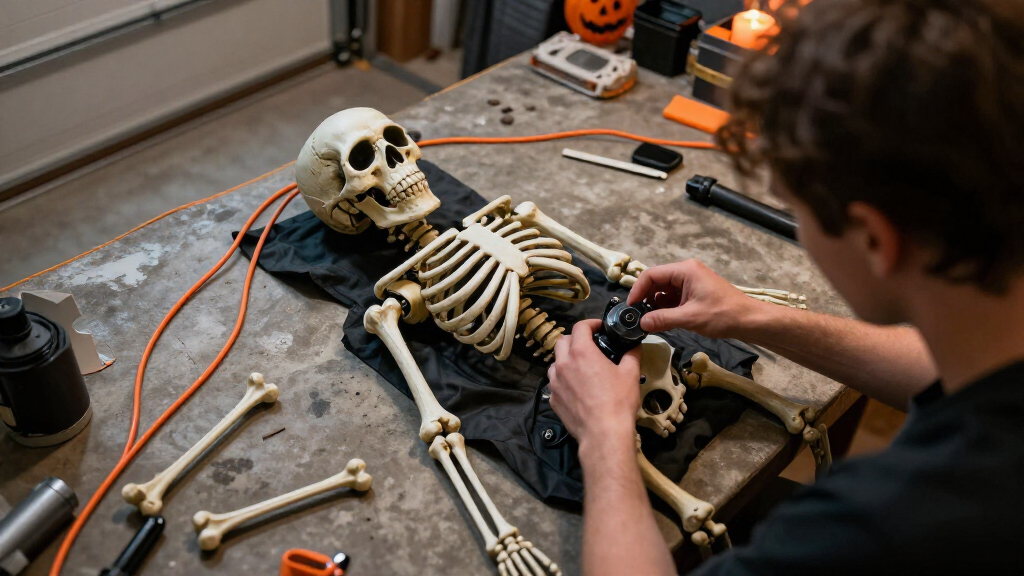 Halloween animatronic decorations