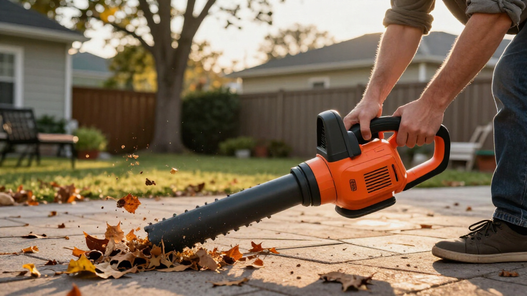 battery powered leaf blower