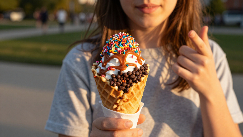 ice cream toppings for students