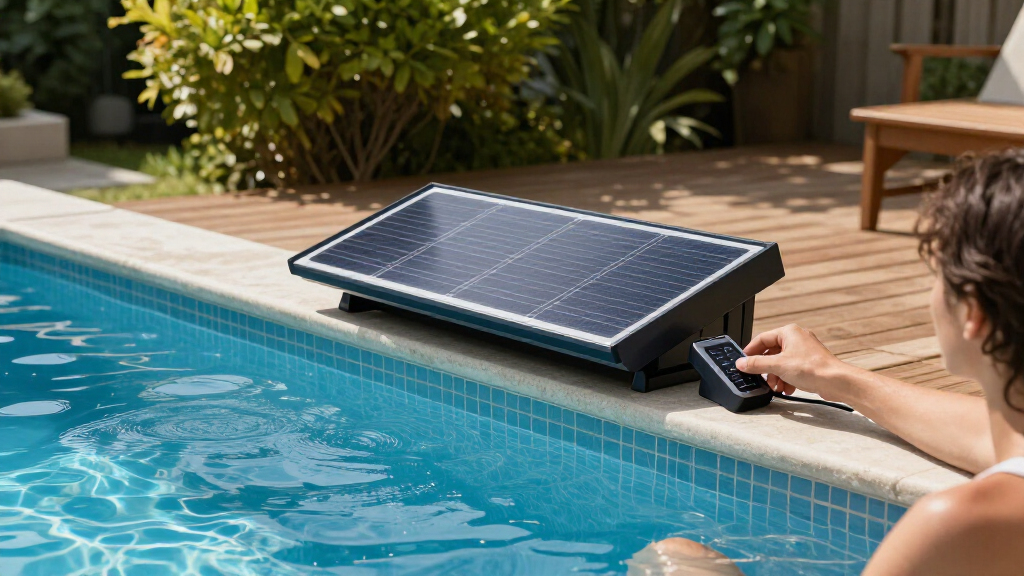 solar pool heater system