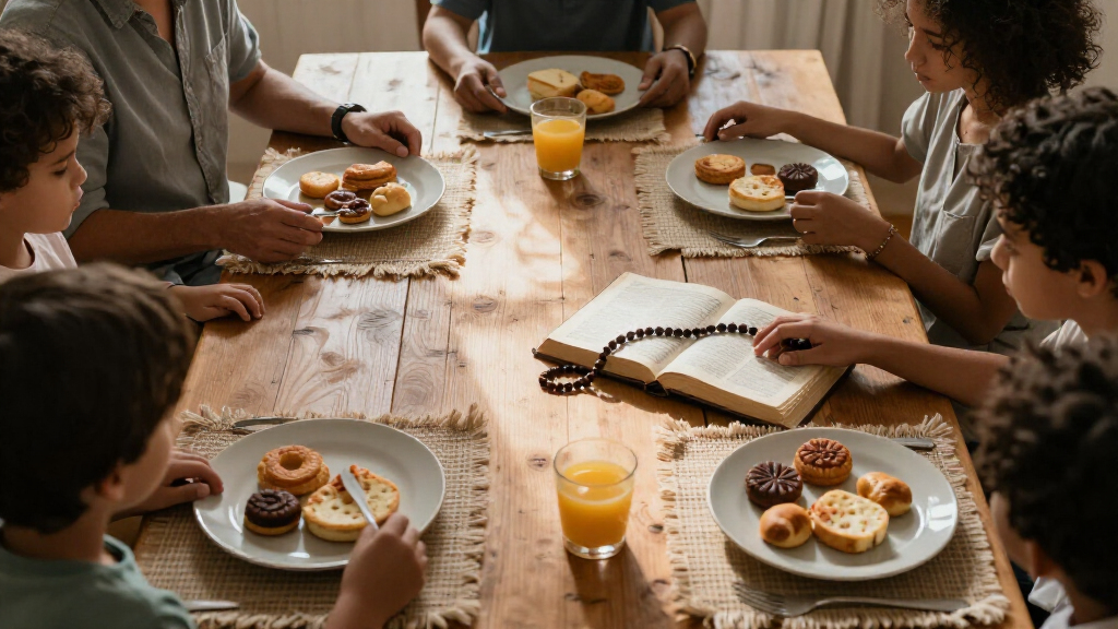 dining table for family devotions