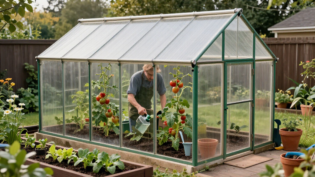 8x12 polycarbonate greenhouse