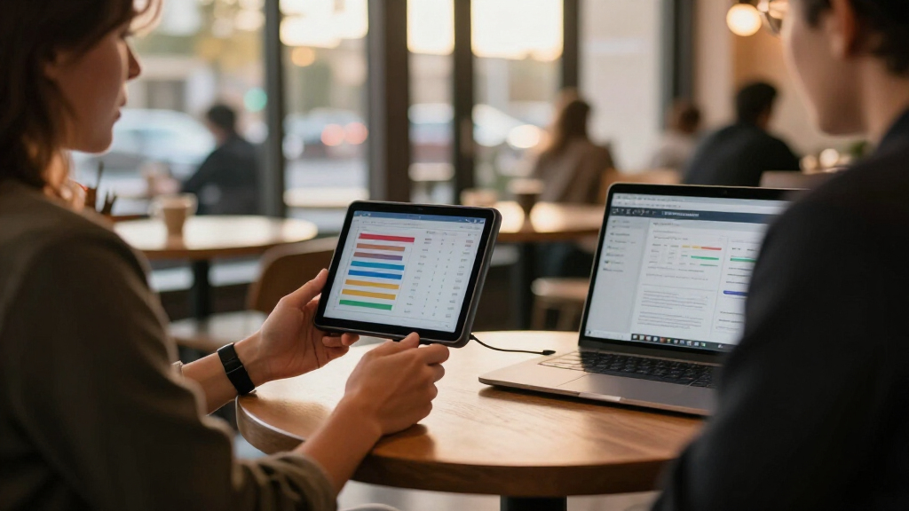 portable monitors for sales presentations