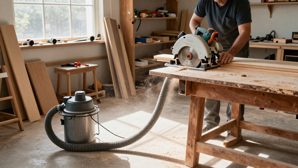 portable jobsite dust extractors