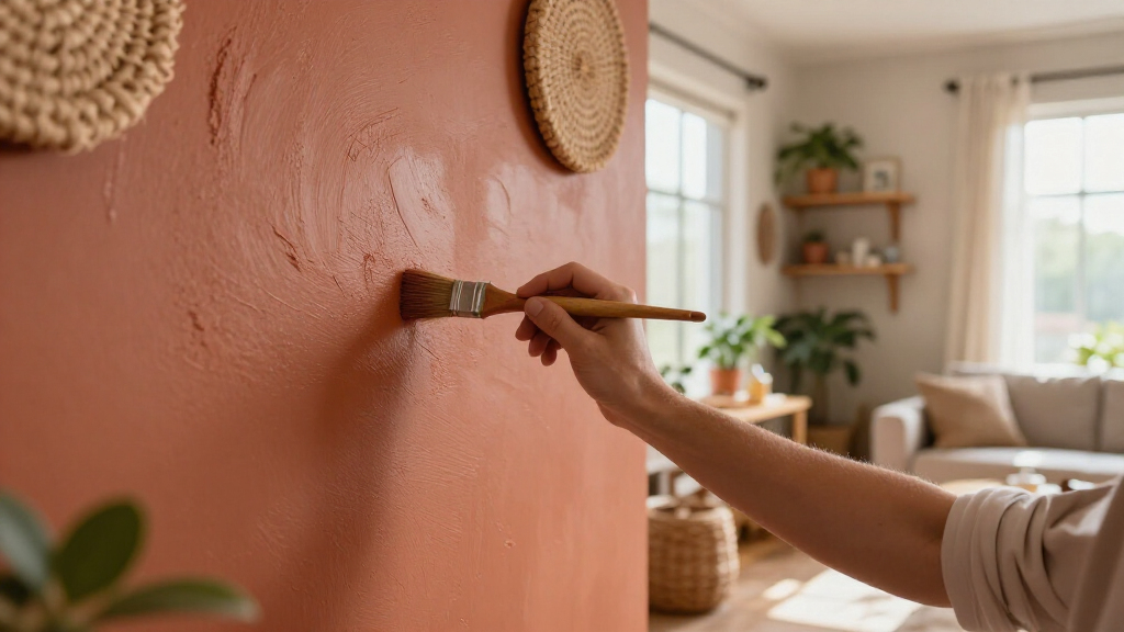 boho wall color