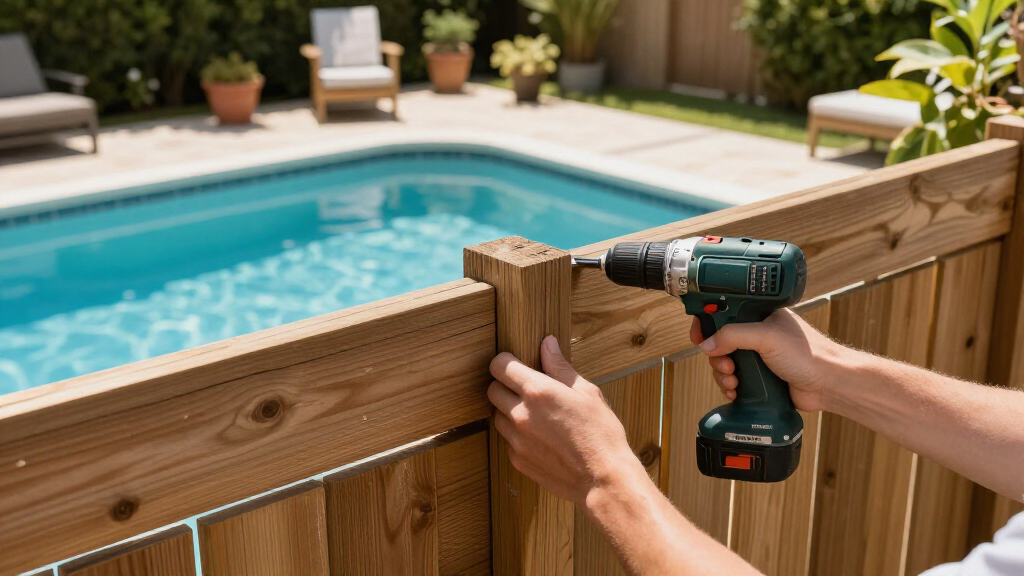 best poolside privacy fence panels