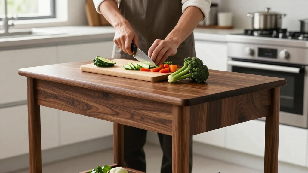 best kitchen island cart solid wood