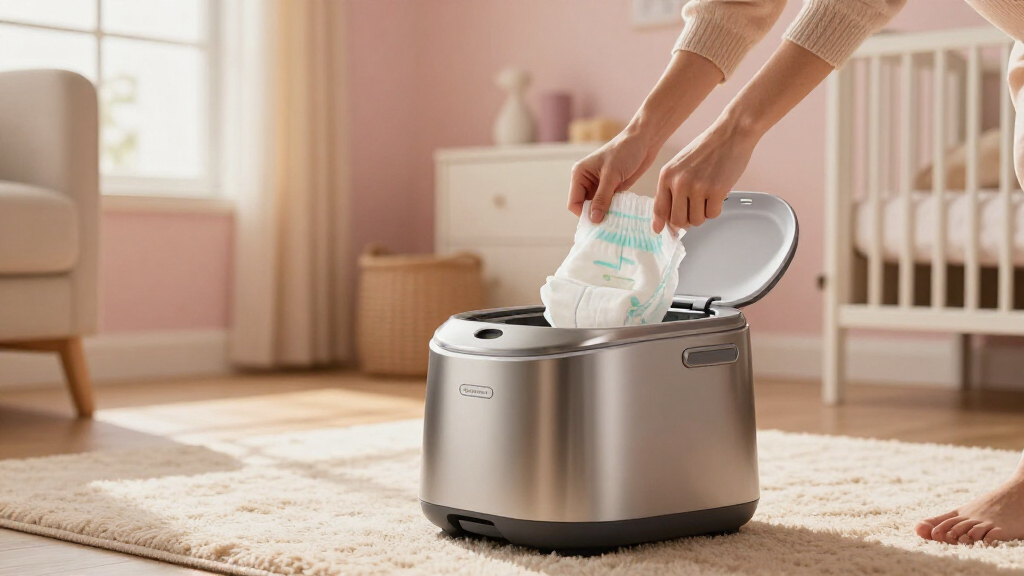 premium baby diaper pail systems