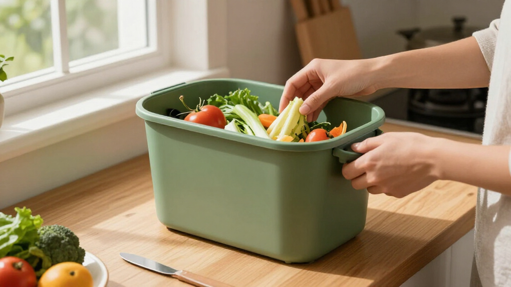 ecofriendly compost bins countertop