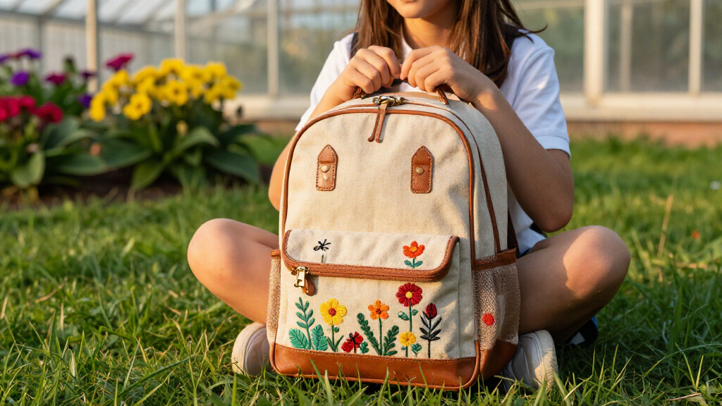 garden-themed school supplies
