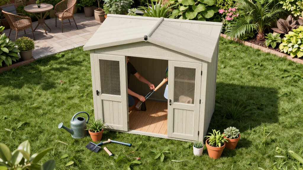 outdoor storage sheds