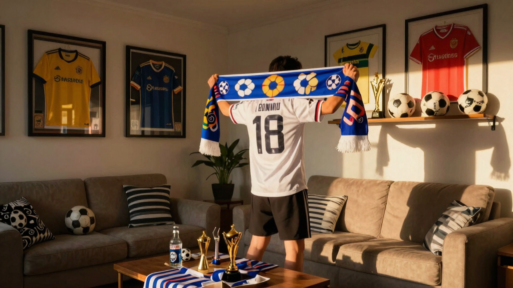 soccer fan decor