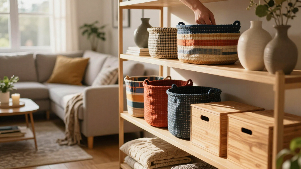 best living room storage organizers