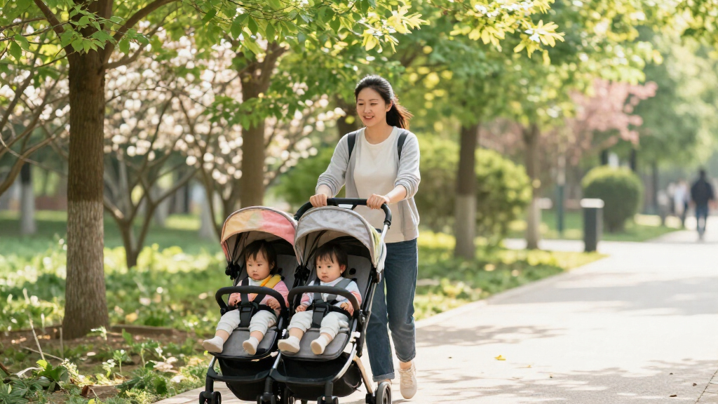 twin stroller