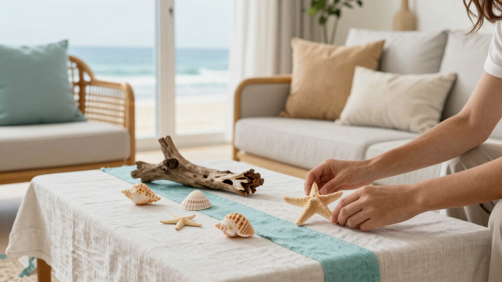 best coastal living room decor