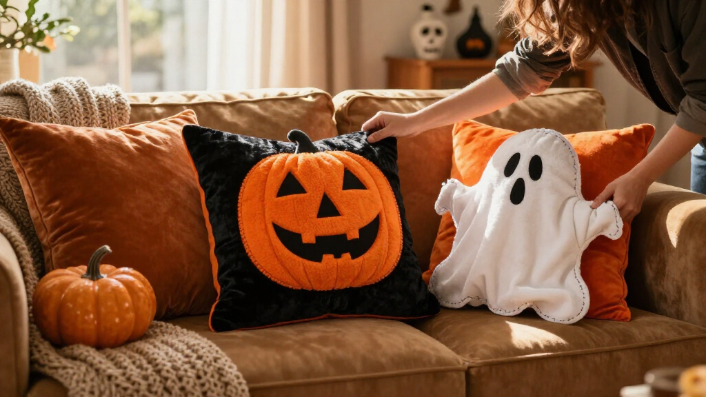 Halloween decorative pillows