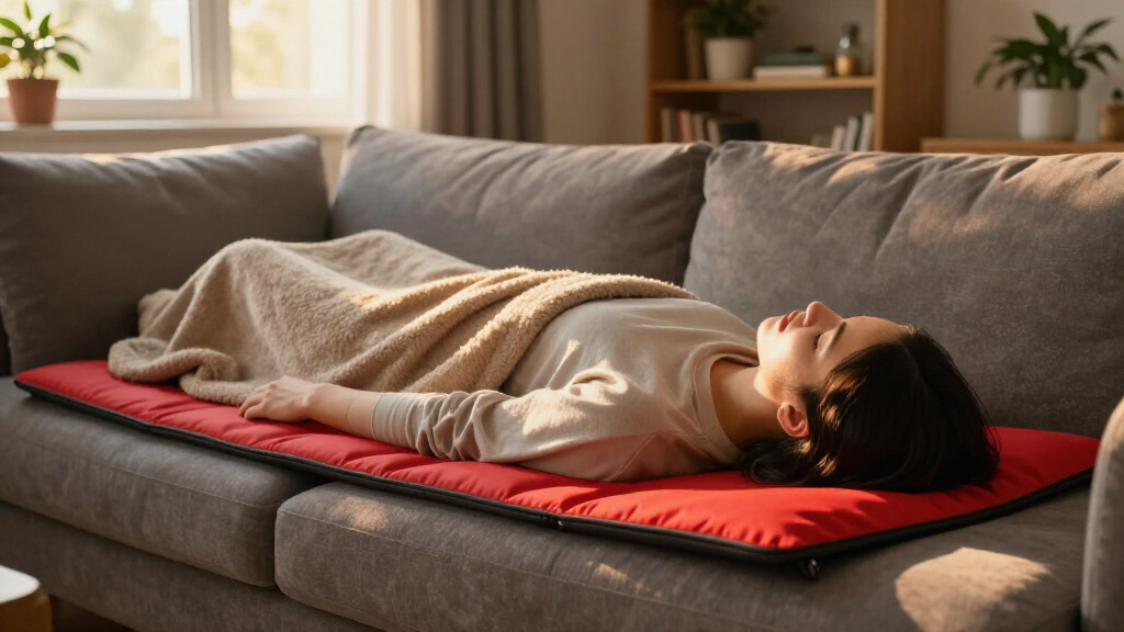 foldable red light mat