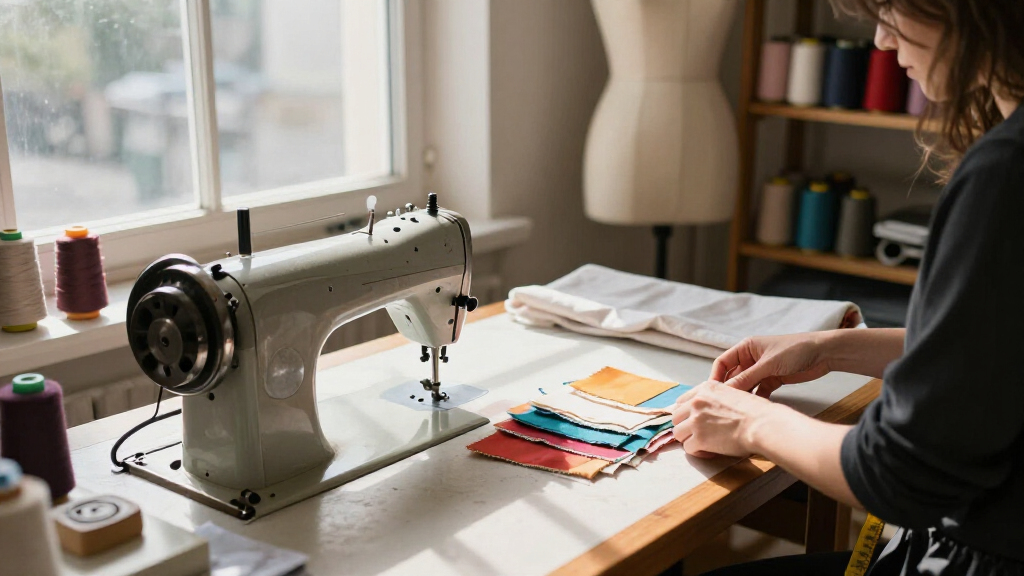 sewing machine for fashion design