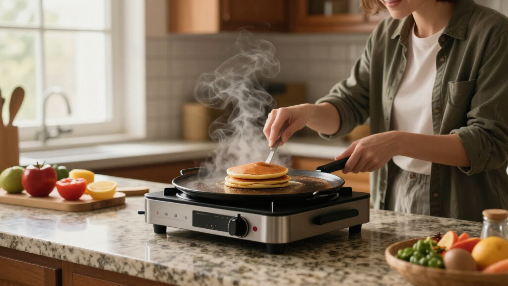 electric griddle with temperature control