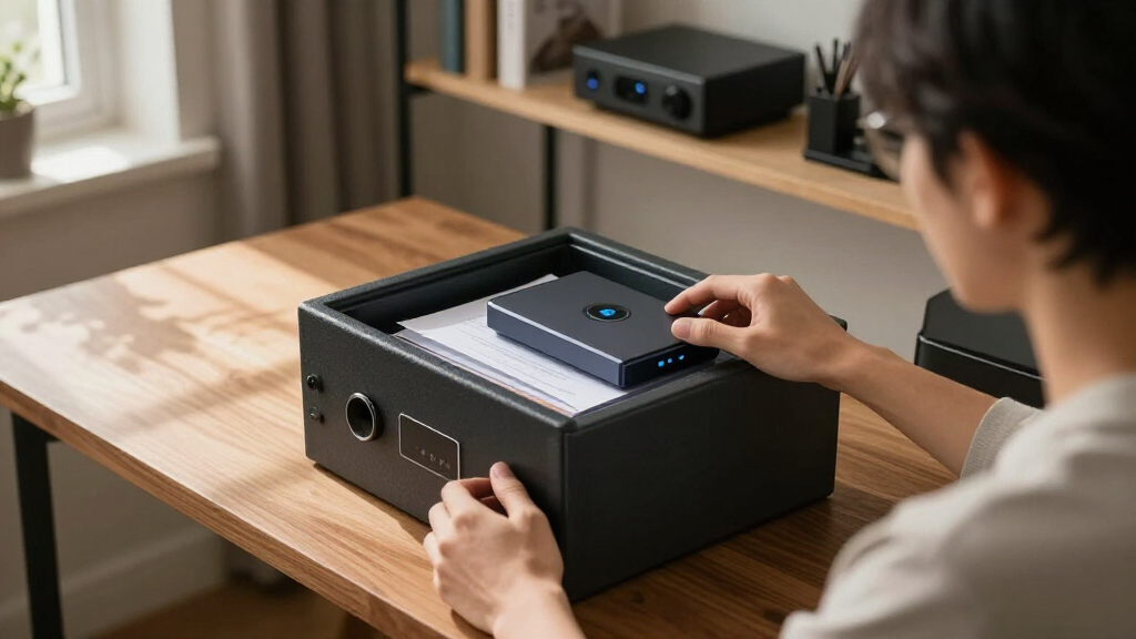 fireproof safe box for digital media and papers