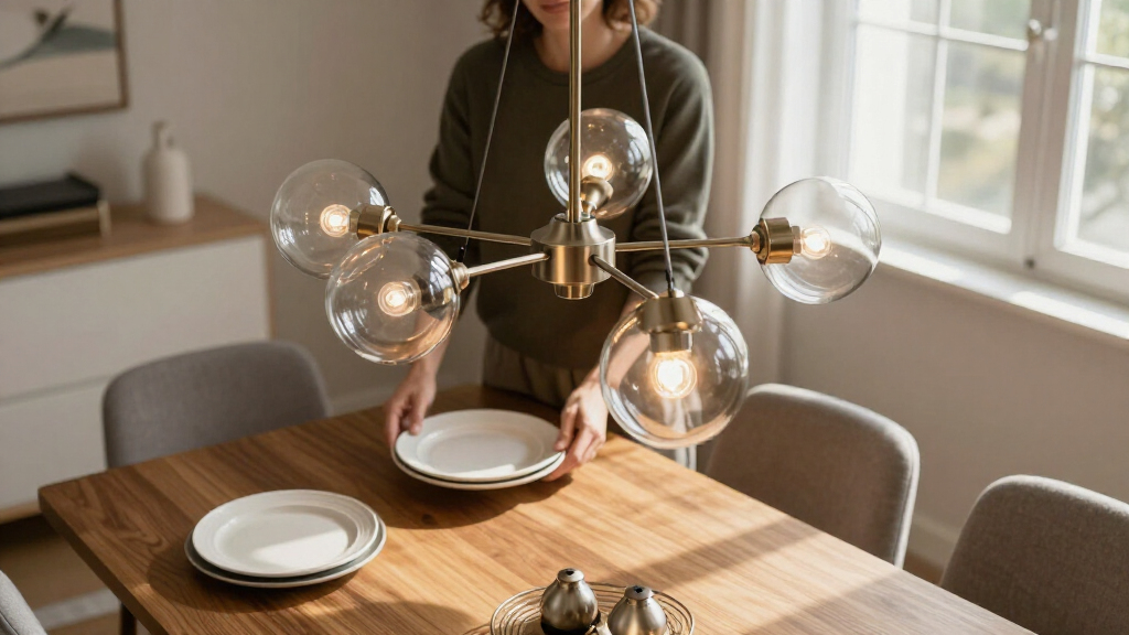 dining room chandelier modern