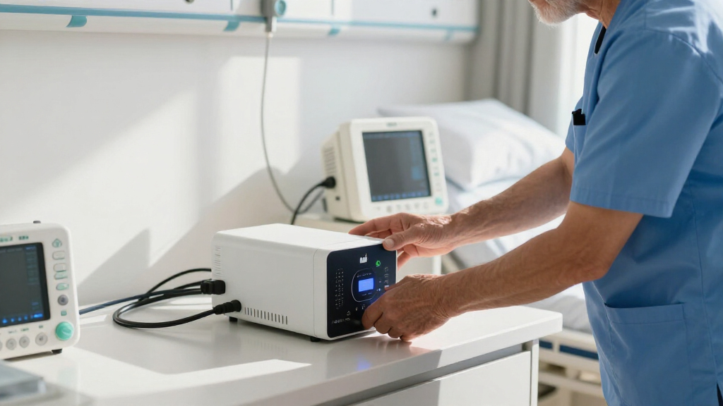 emergency power supply for medical equipment