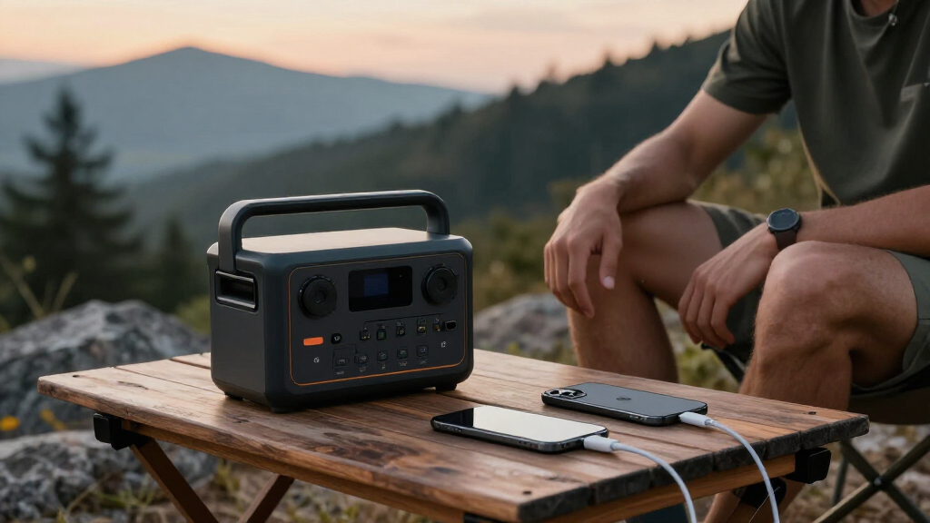 portable power station with silent charging mode