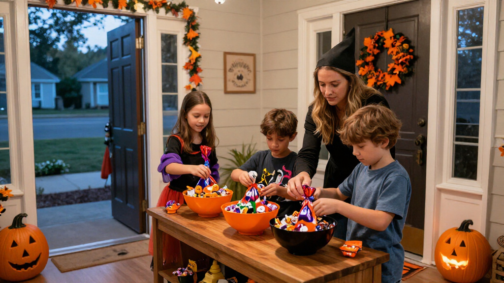 Halloween candy bowls