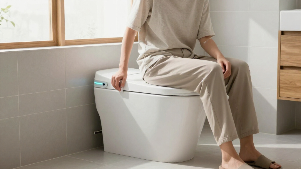 smart toilet bidet combo