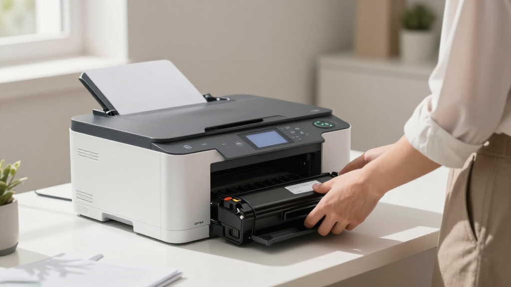 Office printer with low cost toner