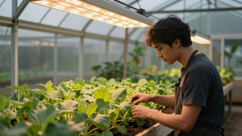 best grow lights for greenhouse benches