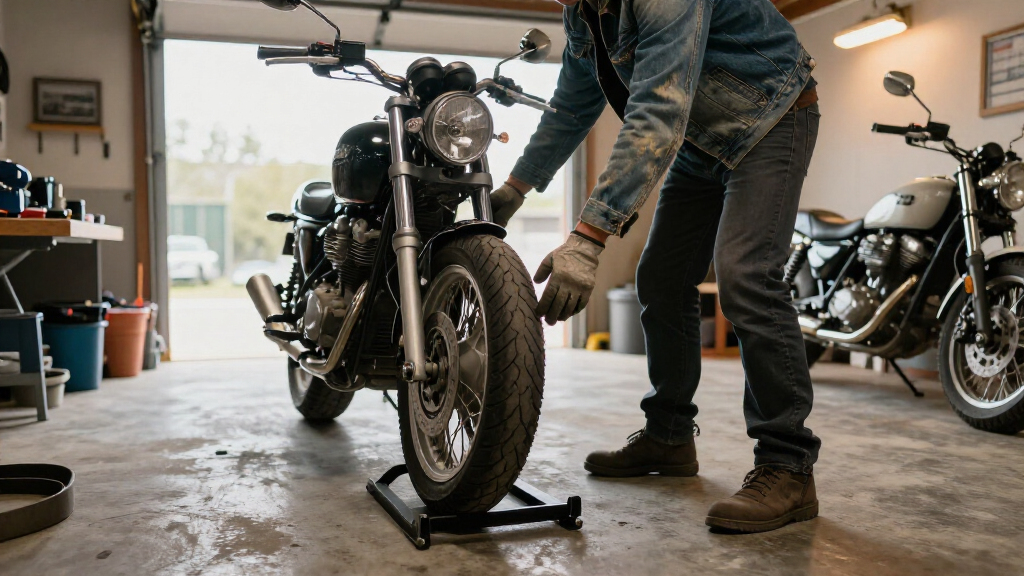 motorcycle wheel chocks