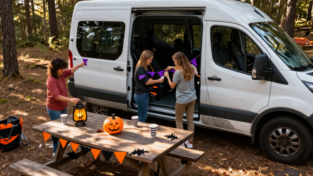 Halloween travel party supplies