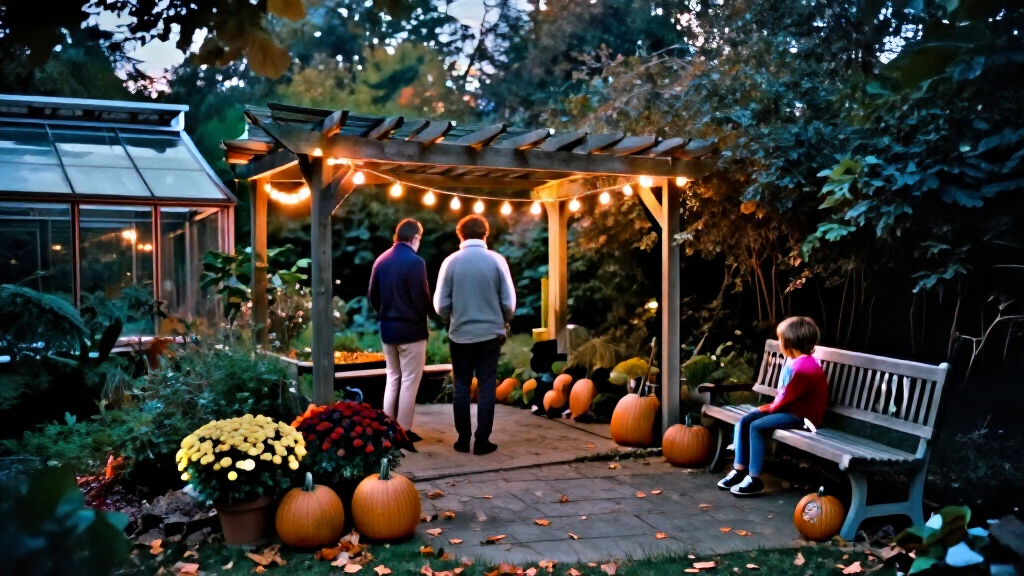 Halloween outdoor string lights