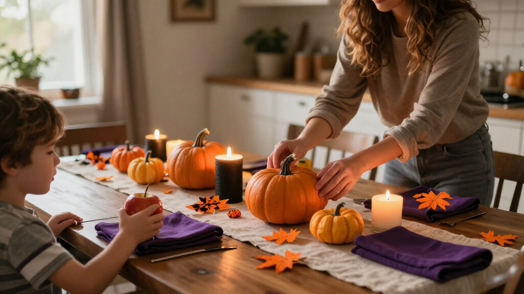 Halloween Tischdekoration