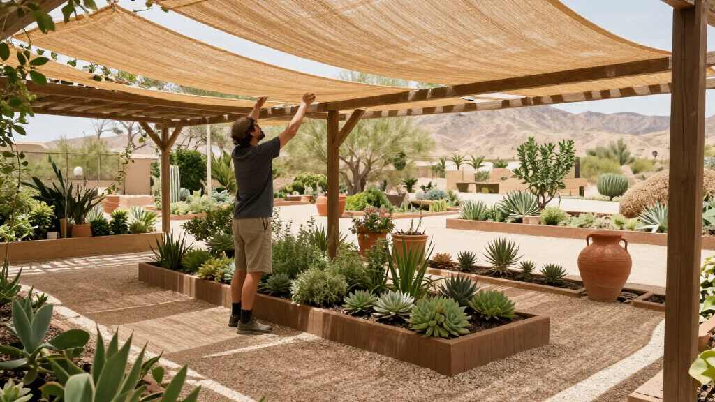desert garden shade cloth