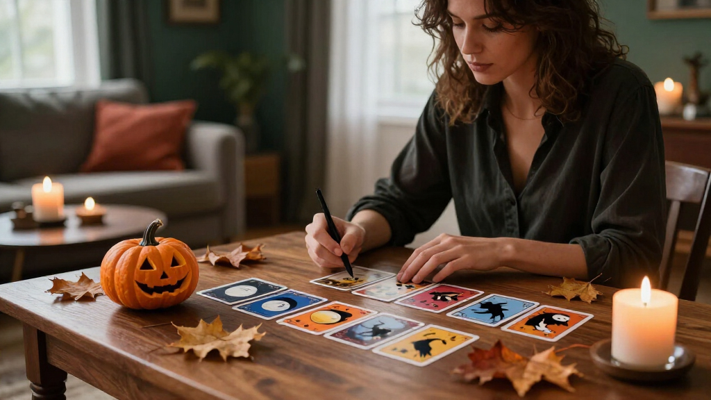 Halloween oracle card decks