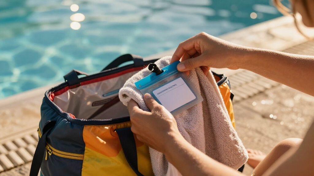 waterproof name labels for towels and bags
