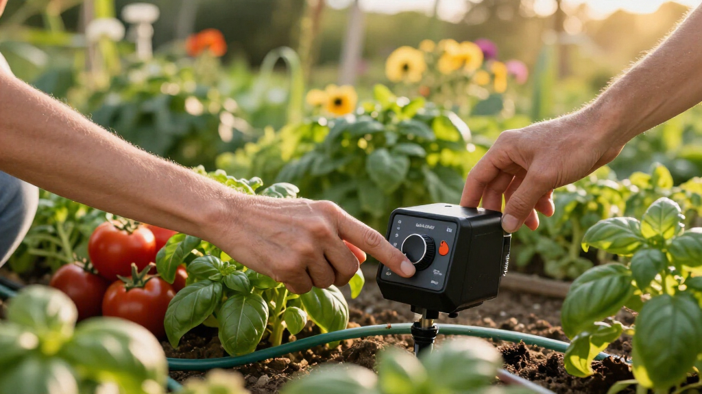 automatic drip garden irrigation system