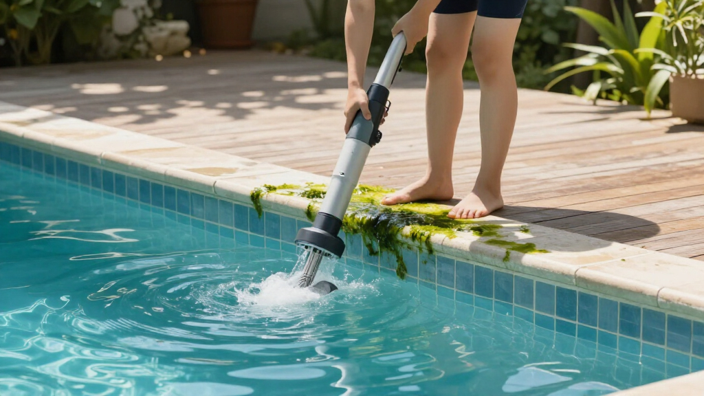 what pool vacuum isfor algae