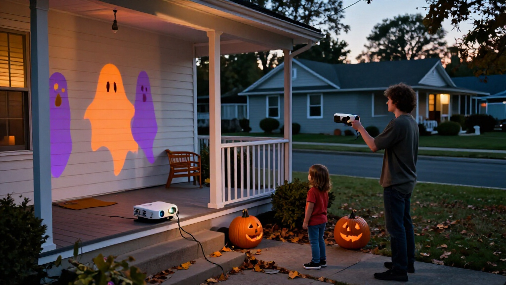 Halloween projector lights