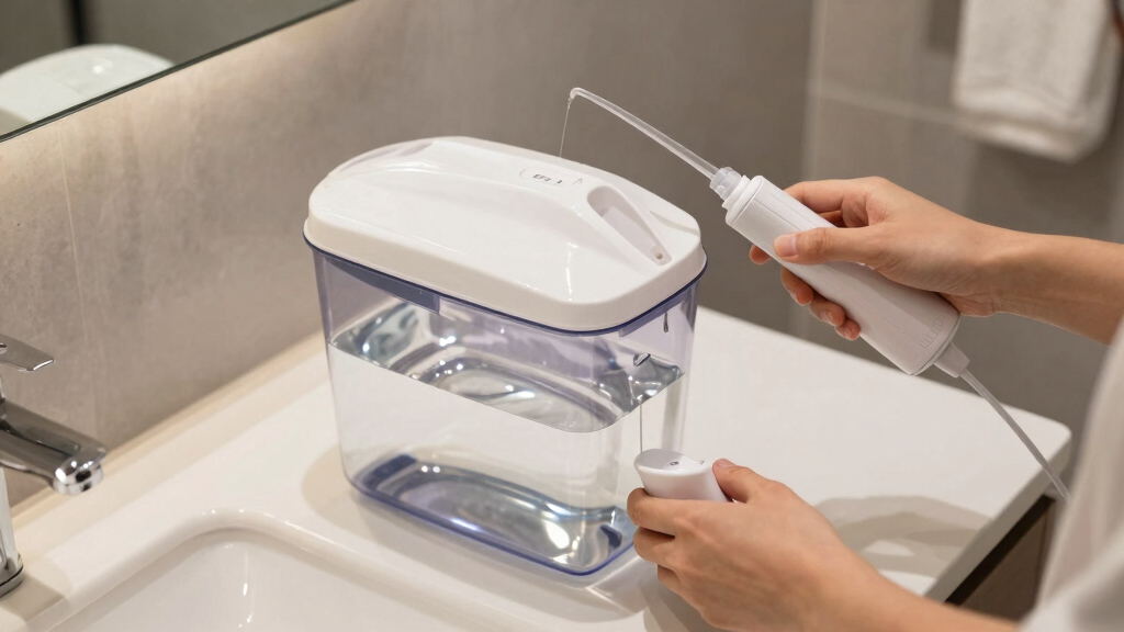 best countertop water flossers with large tanks